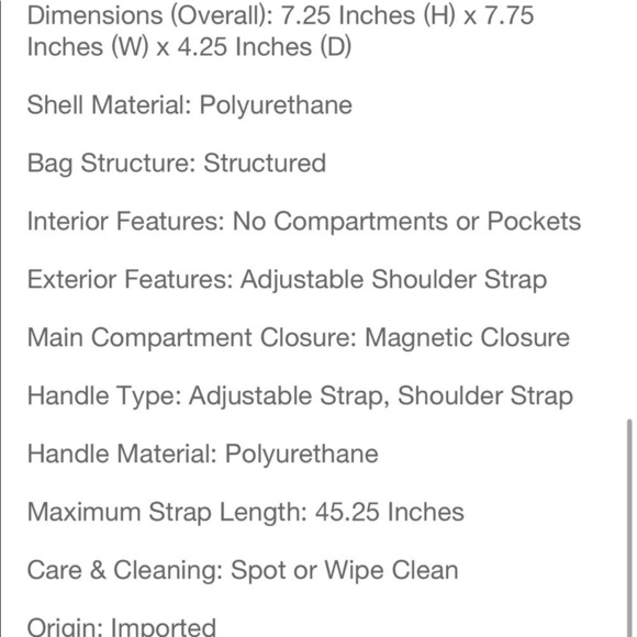 A New Day Cream Mini Crossbody Bag | Adjustable Strap | Minimalist Purse - Picture 6 of 6